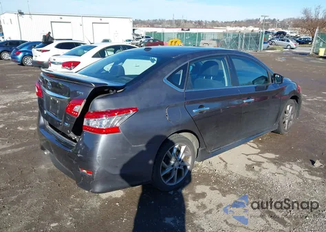 2013 Nissan Sentra Sr z USA, uszkodzony, nr VIN 3N1AB7AP7DL620259